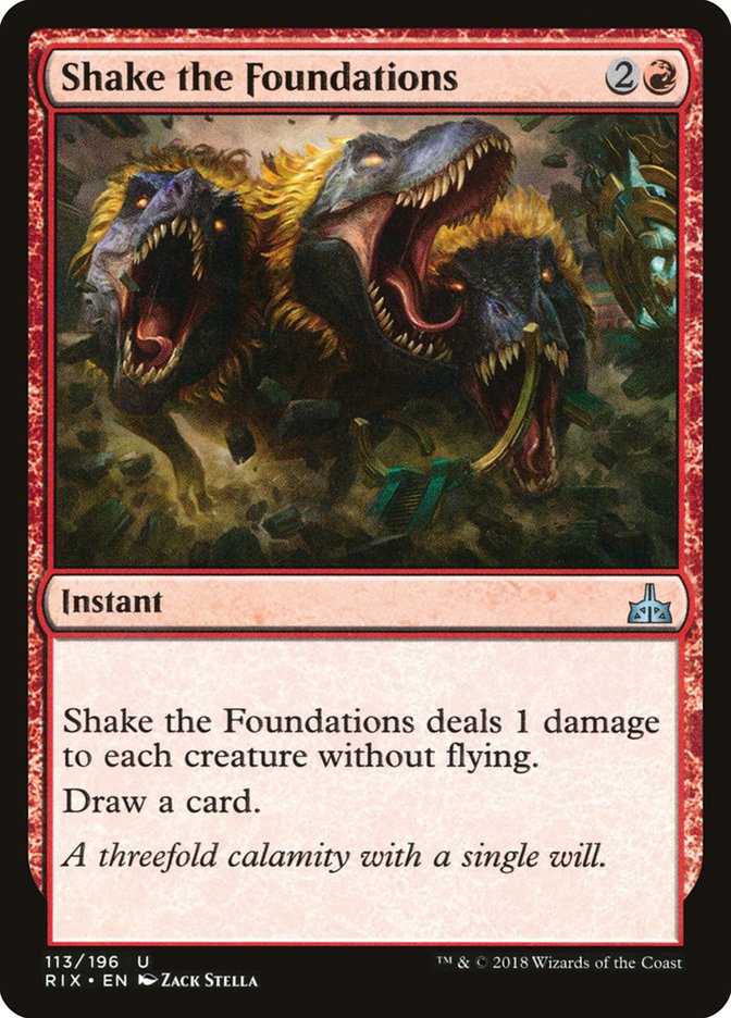 Shake the Foundations [Rivals of Ixalan] | North Valley Games