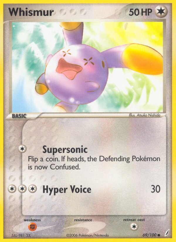 Whismur (69/100) [EX: Crystal Guardians] | North Valley Games