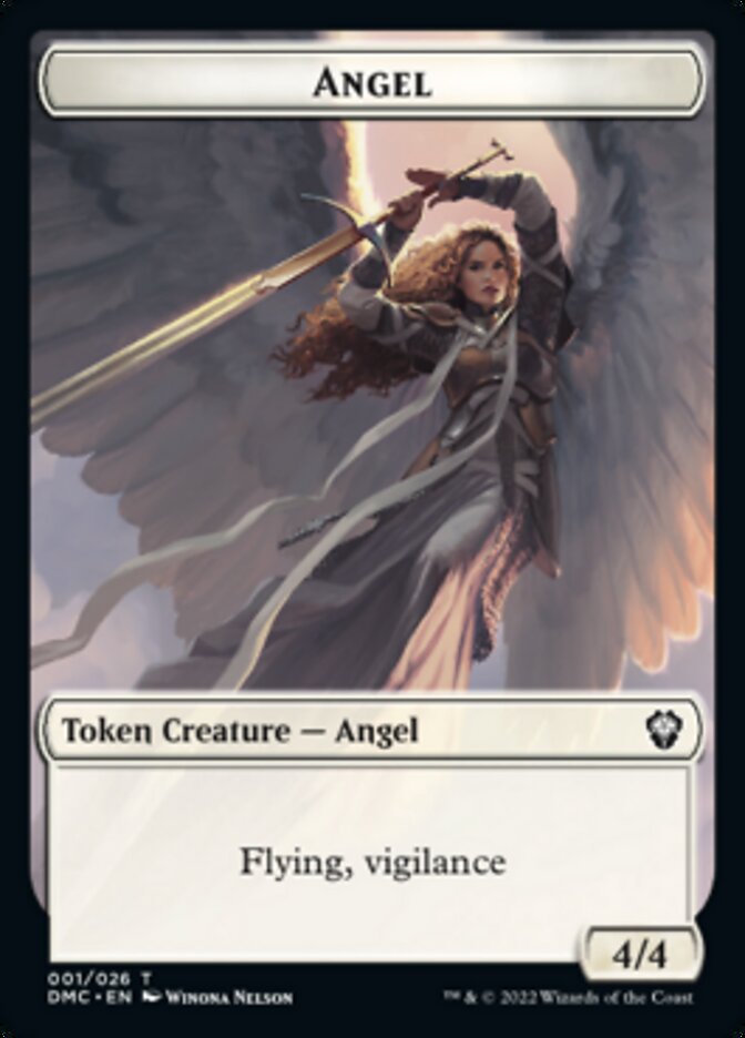 Angel Token [Dominaria United Commander Tokens] | North Valley Games