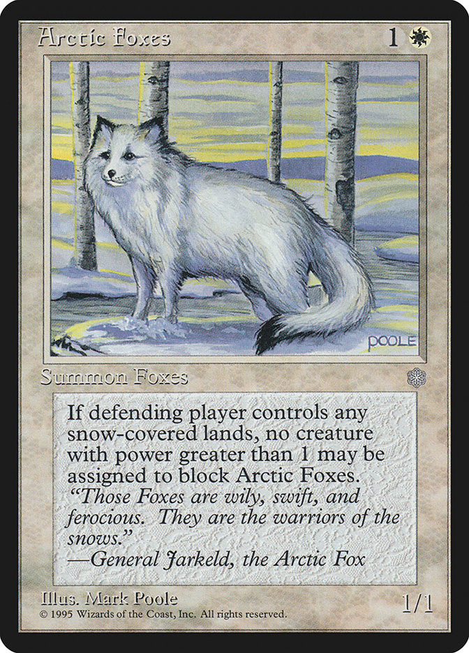 Arctic Foxes [Ice Age] | North Valley Games
