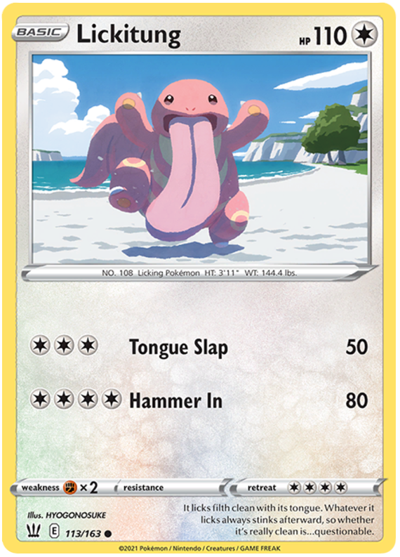 Lickitung (113/163) [Sword & Shield: Battle Styles] | North Valley Games