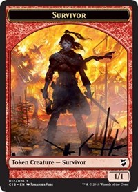 Survivor // Myr (023) Double-Sided Token [Commander 2018 Tokens] | North Valley Games