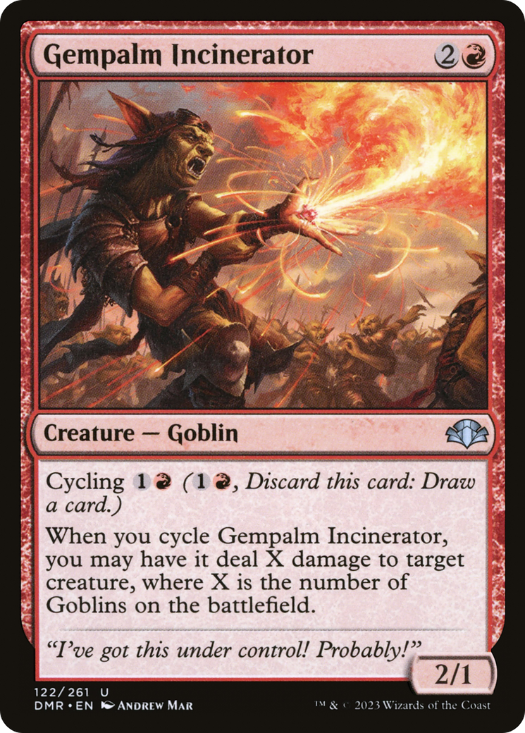 Gempalm Incinerator [Dominaria Remastered] | North Valley Games