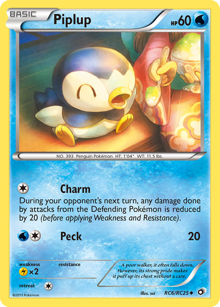 Piplup (RC6/RC25) [Black & White: Legendary Treasures] | North Valley Games