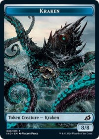 Kraken // Human Soldier (005) Double-Sided Token [Ikoria: Lair of Behemoths Tokens] | North Valley Games