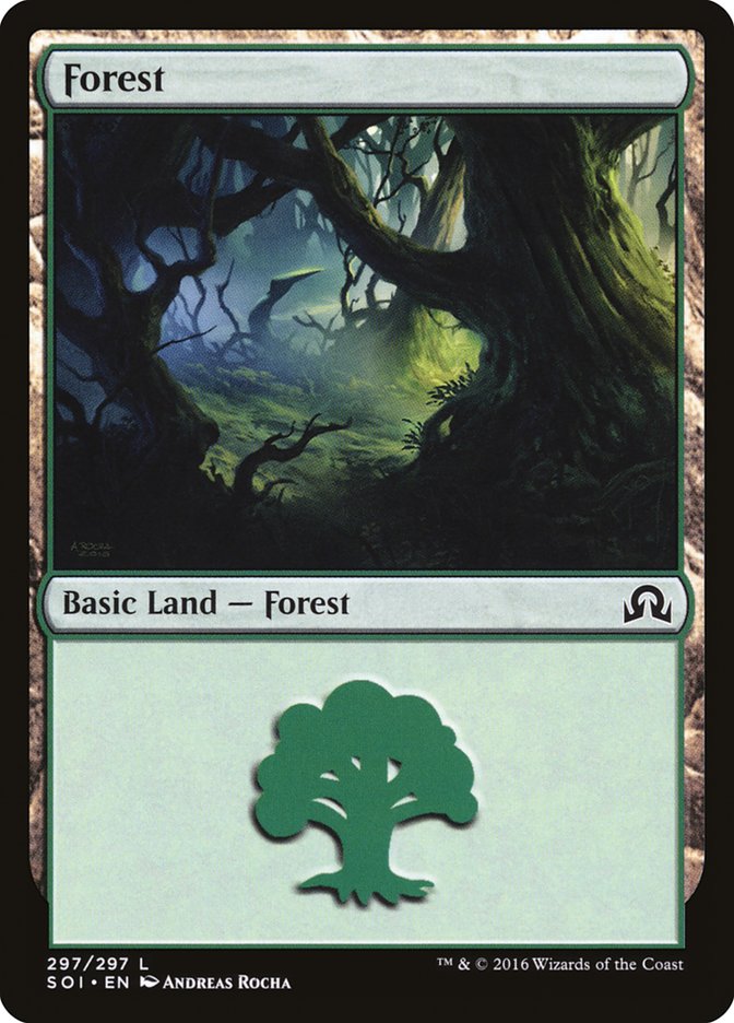 Forest (297) [Shadows over Innistrad] | North Valley Games