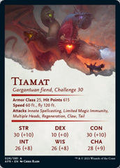 Tiamat Art Card [Dungeons & Dragons: Adventures in the Forgotten Realms Art Series] | North Valley Games