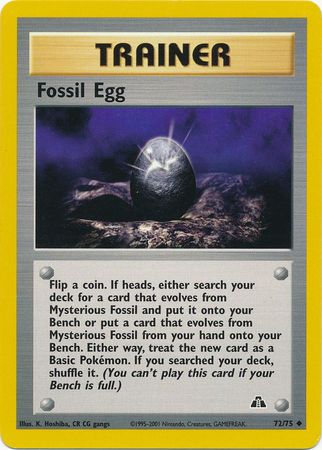 Fossil Egg (72/75) [Neo Discovery Unlimited] | North Valley Games