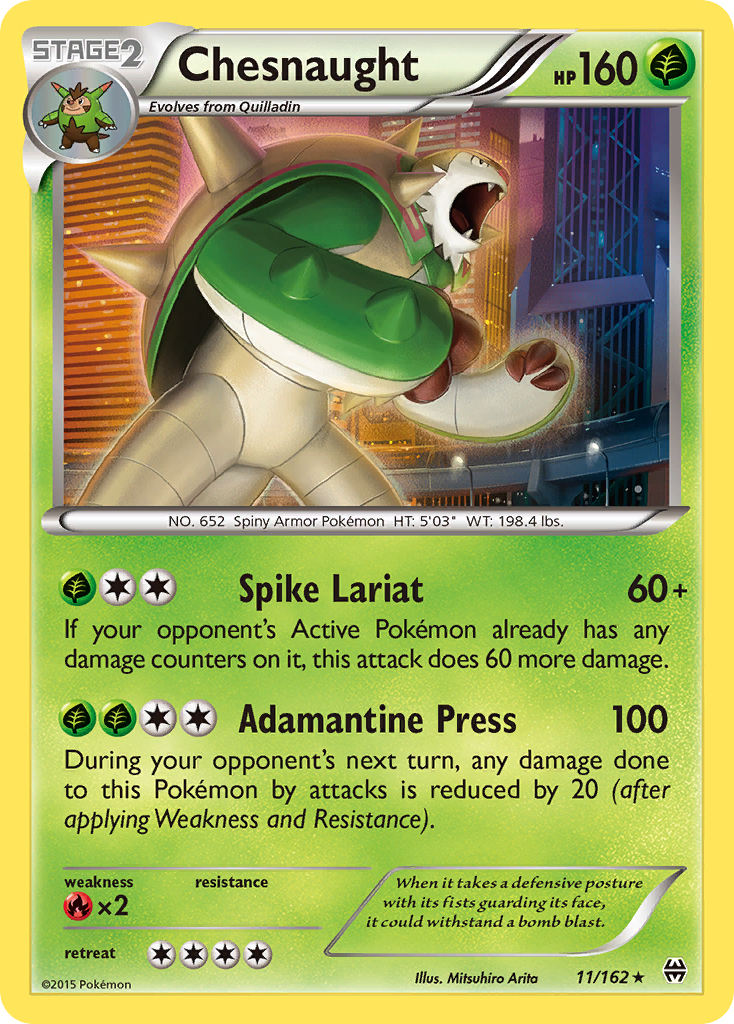 Chesnaught (11/162) [XY: BREAKthrough] | North Valley Games