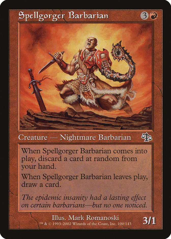 Spellgorger Barbarian [Judgment] | North Valley Games