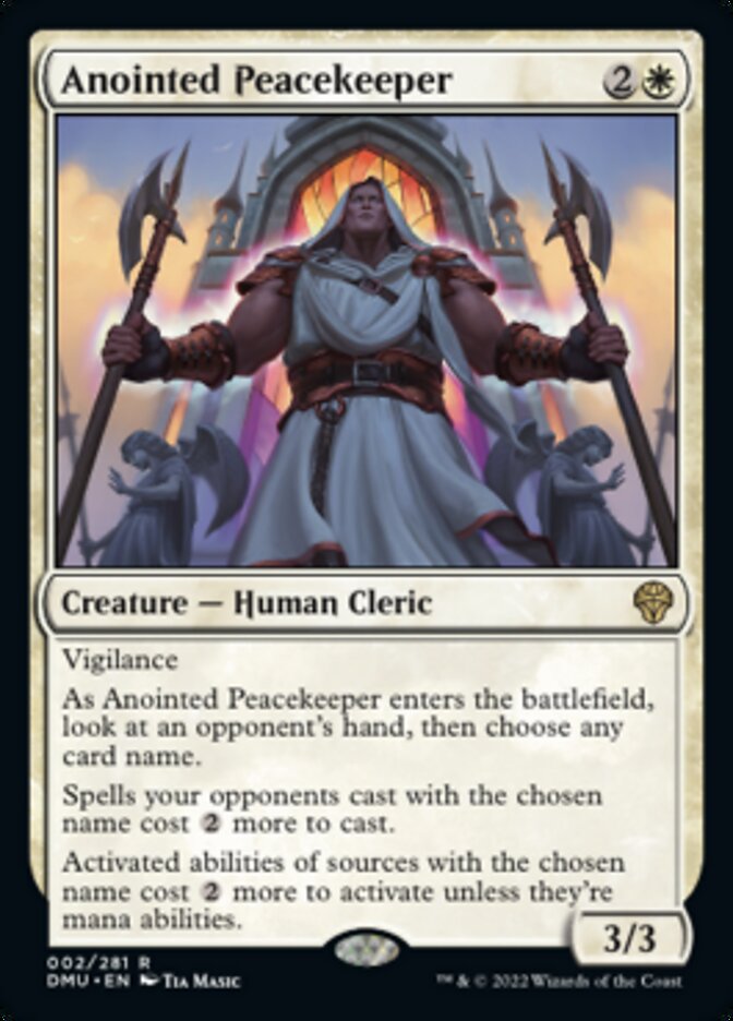 Anointed Peacekeeper [Dominaria United] | North Valley Games