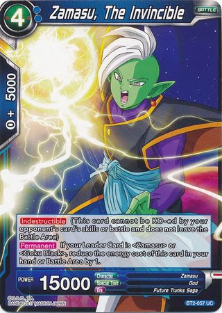 Zamasu, The Invincible (BT2-057) [Union Force] | North Valley Games