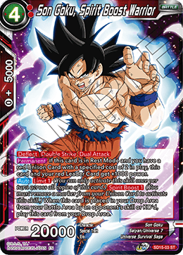 Son Goku, Spirit Boost Warrior (Starter Deck - Pride of the Saiyans) (SD15-03) [Cross Spirits] | North Valley Games