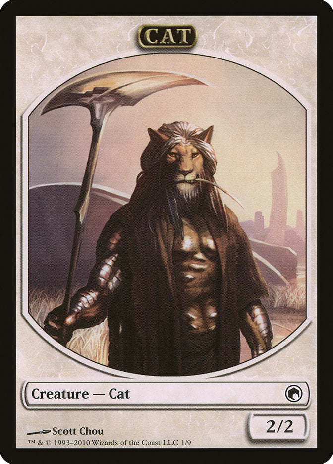 Cat Token [Scars of Mirrodin Tokens] | North Valley Games