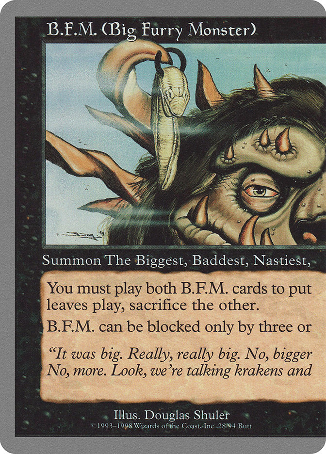 B.F.M. (Big Furry Monster) (28/94) [Unglued] | North Valley Games