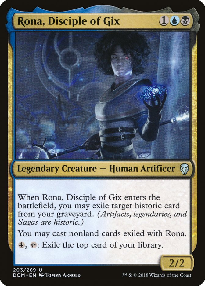 Rona, Disciple of Gix [Dominaria] | North Valley Games