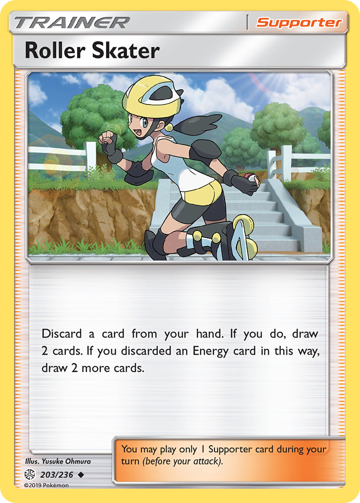Roller Skater (203/236) [Sun & Moon: Cosmic Eclipse] | North Valley Games