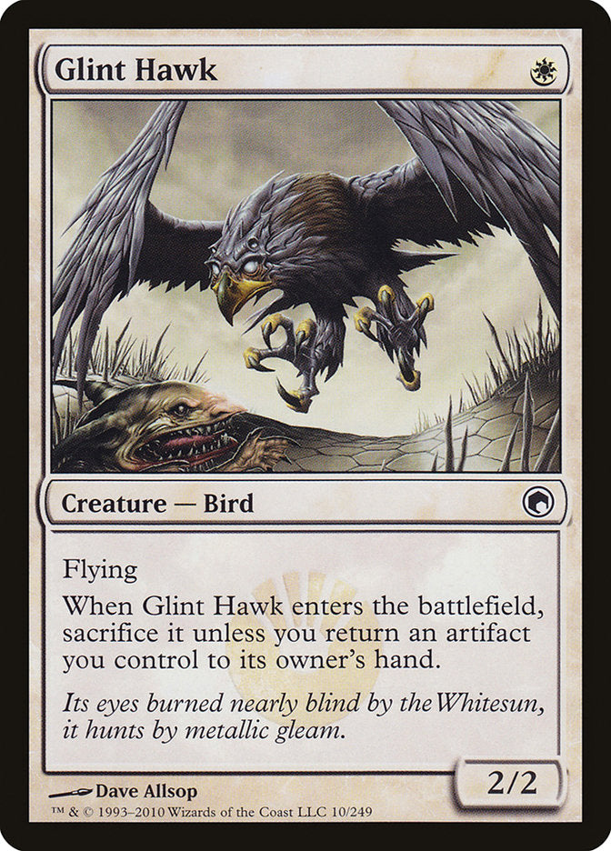 Glint Hawk [Scars of Mirrodin] | North Valley Games