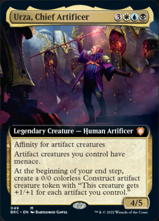 Urza, Chief Artificer (Extended Art) [The Brothers' War Commander] | North Valley Games