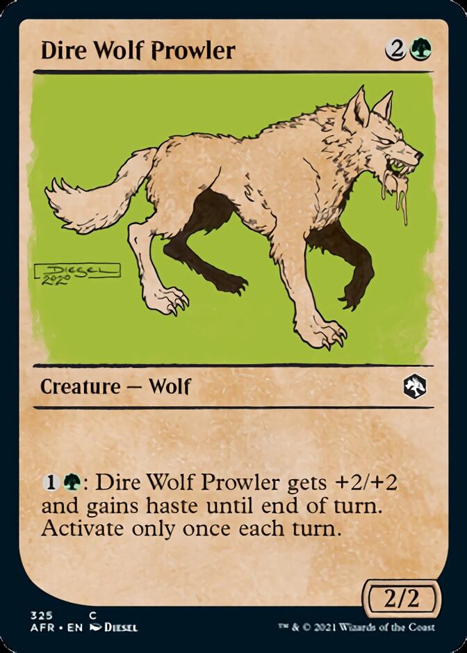 Dire Wolf Prowler (Showcase) [Dungeons & Dragons: Adventures in the Forgotten Realms] | North Valley Games