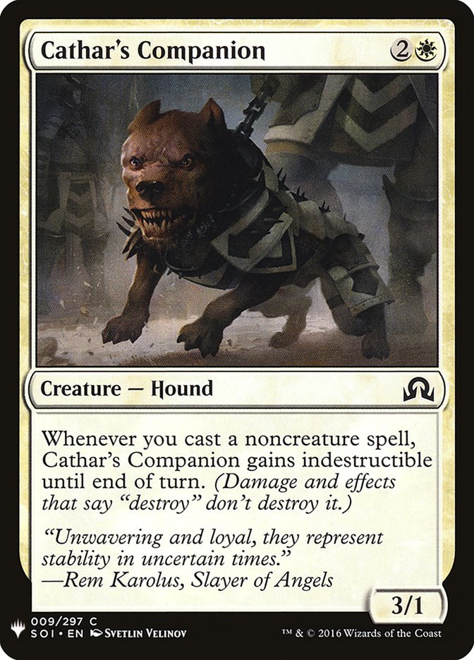 Cathar's Companion [Mystery Booster] | North Valley Games
