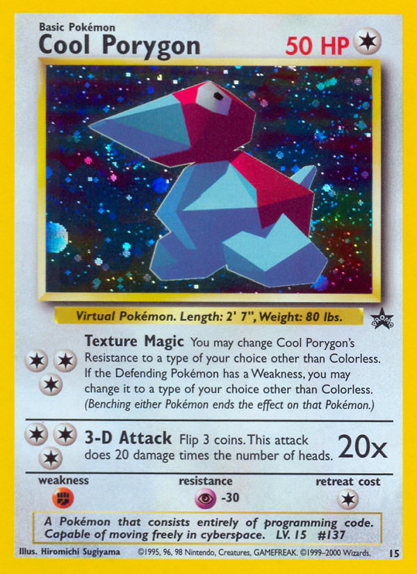 Cool Porygon (15) [Wizards of the Coast: Black Star Promos] | North Valley Games