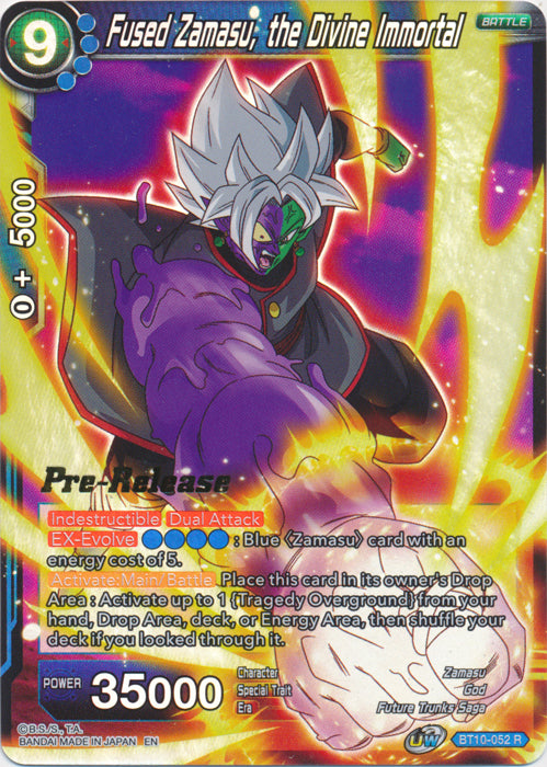 Fused Zamasu, the Divine Immortal (BT10-052) [Rise of the Unison Warrior Prerelease Promos] | North Valley Games