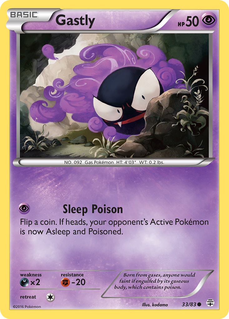 Gastly (33/83) [XY: Generations] | North Valley Games