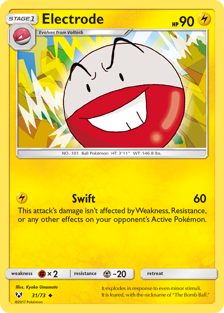 Electrode (31/73) [Sun & Moon: Shining Legends] | North Valley Games