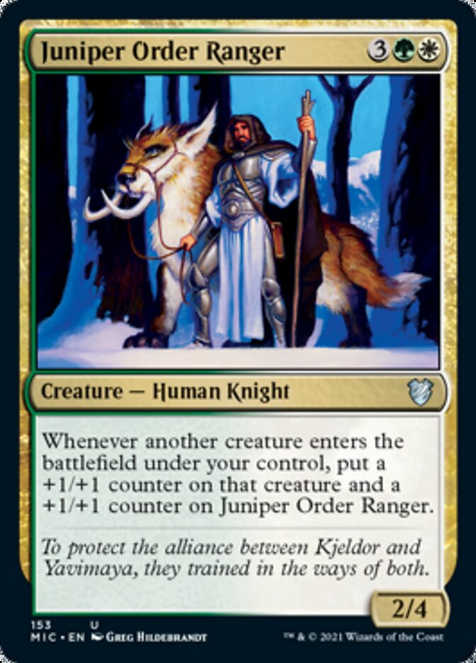 Juniper Order Ranger [Innistrad: Midnight Hunt Commander] | North Valley Games