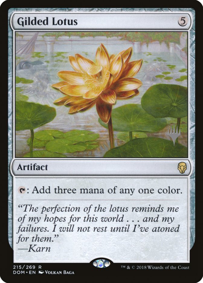 Gilded Lotus (Promo Pack) [Dominaria Promos] | North Valley Games
