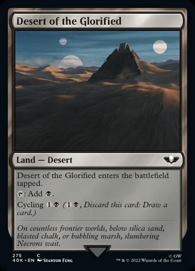 Desert of the Glorified (Surge Foil) [Warhammer 40,000] | North Valley Games