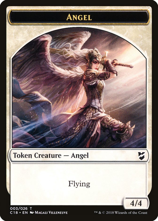Manifest // Angel Double-Sided Token [Commander 2018 Tokens] | North Valley Games