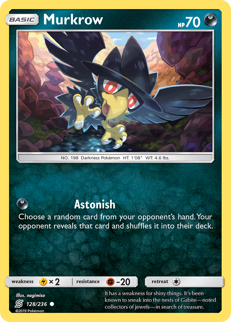Murkrow (128/236) [Sun & Moon: Unified Minds] | North Valley Games