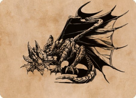 Ancient Copper Dragon Art Card (52) [Commander Legends: Battle for Baldur's Gate Art Series] | North Valley Games