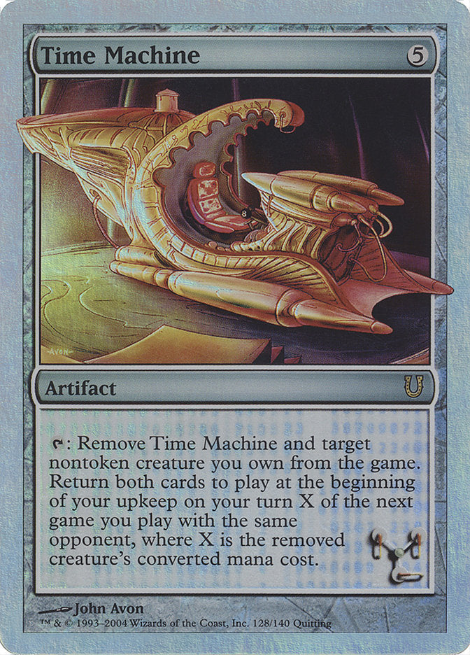 Time Machine (Alternate Foil) [Unhinged] | North Valley Games