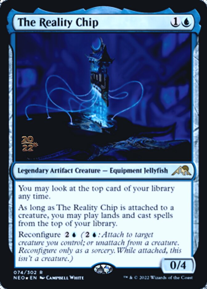 The Reality Chip [Kamigawa: Neon Dynasty Prerelease Promos] | North Valley Games