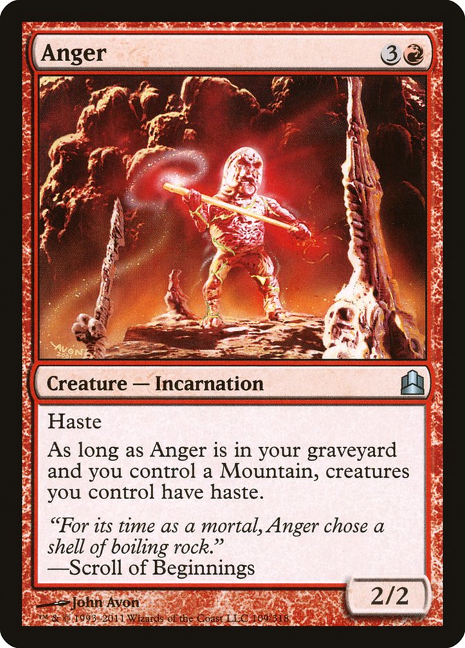 Anger [Commander 2011] | North Valley Games