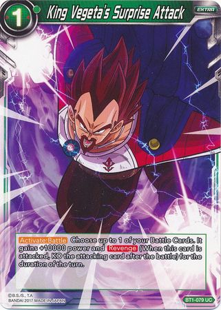 King Vegeta's Surprise Attack (BT1-079) [Galactic Battle] | North Valley Games