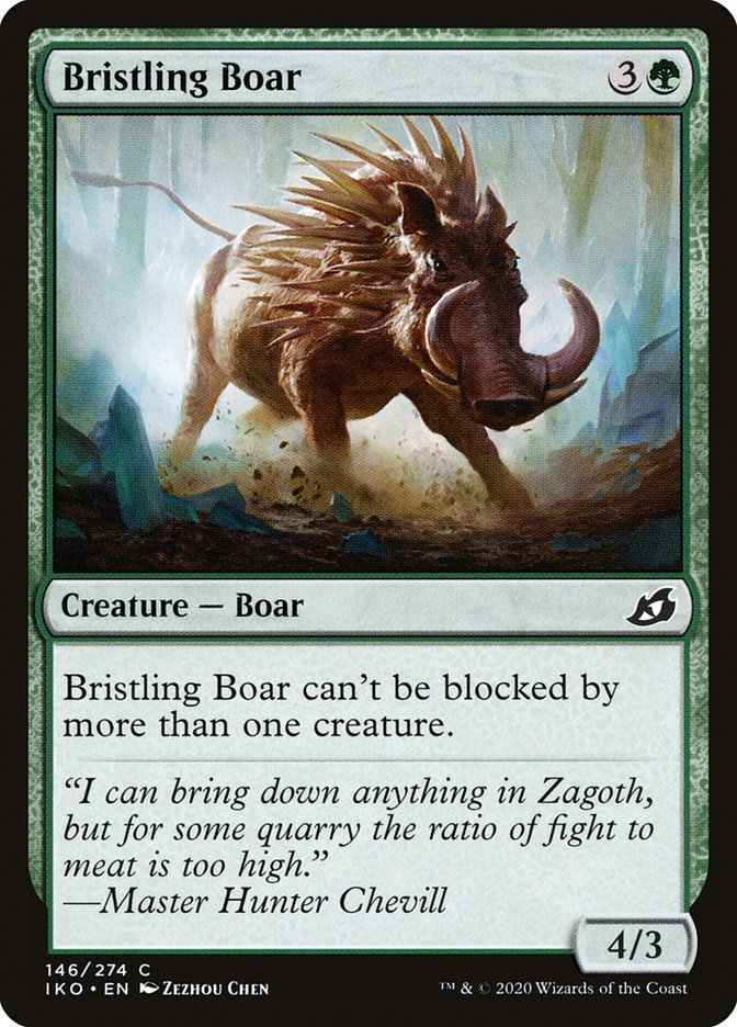 Bristling Boar [Ikoria: Lair of Behemoths] | North Valley Games