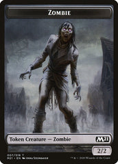 Weird // Zombie Double-Sided Token [Core Set 2021 Tokens] | North Valley Games