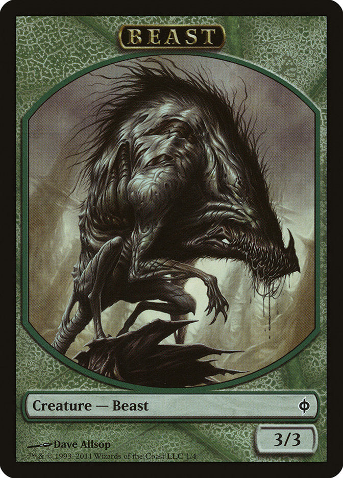 Beast Token [New Phyrexia Tokens] | North Valley Games