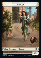 Eldrazi Spawn // Human Double-Sided Token [Streets of New Capenna Commander Tokens] | North Valley Games