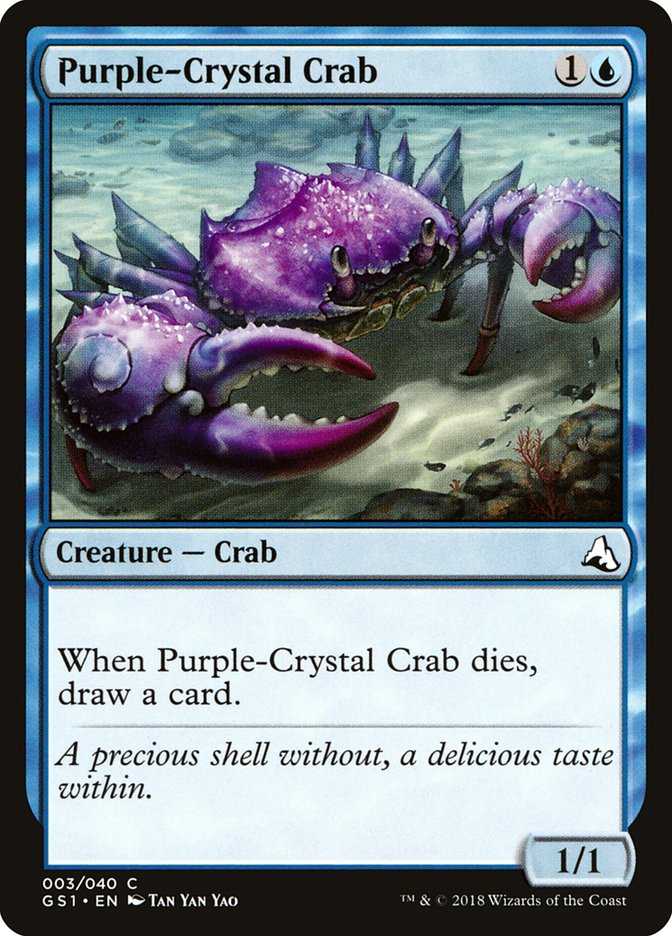 Purple-Crystal Crab [Global Series Jiang Yanggu & Mu Yanling] | North Valley Games
