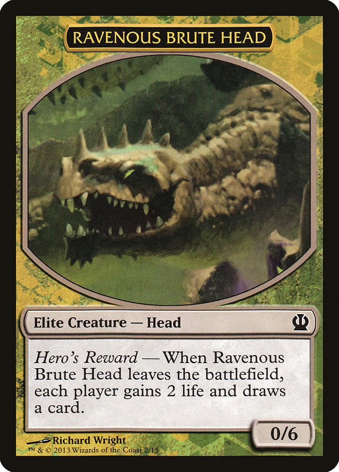 Ravenous Brute Head [Theros Face the Hydra] | North Valley Games