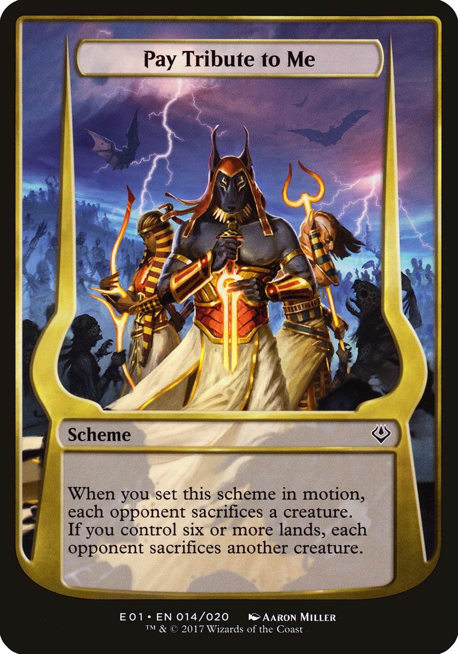 Pay Tribute to Me (Schemes) [Archenemy: Nicol Bolas Schemes] | North Valley Games