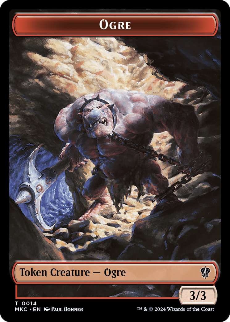 Soldier // Ogre Double-Sided Token [Murders at Karlov Manor Commander Tokens] | North Valley Games