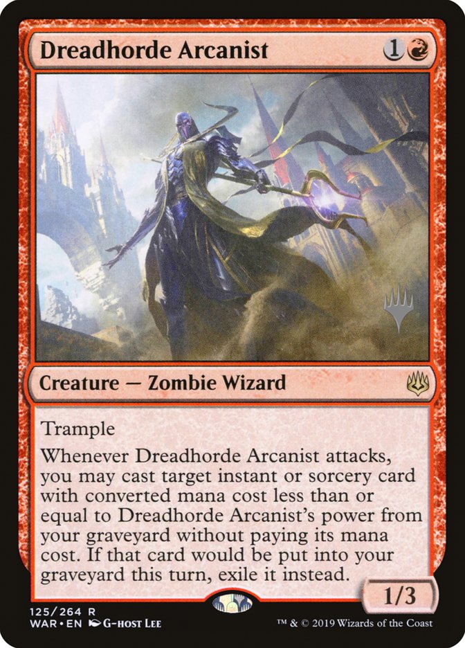 Dreadhorde Arcanist (Promo Pack) [War of the Spark Promos] | North Valley Games