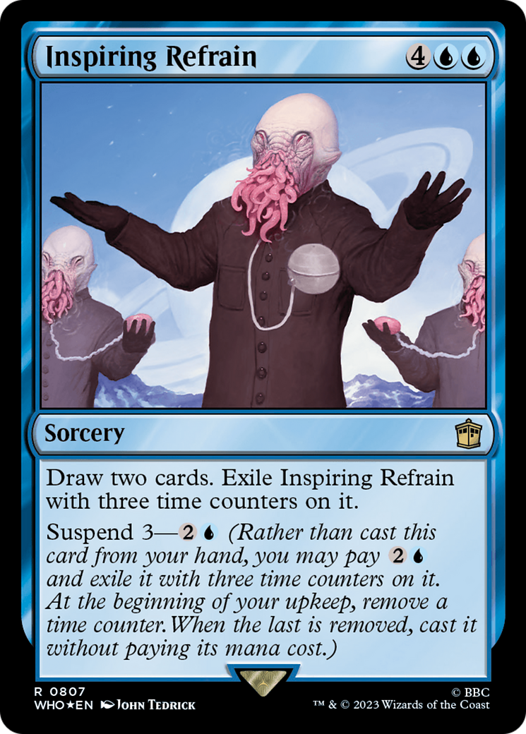 Inspiring Refrain (Surge Foil) [Doctor Who] | North Valley Games