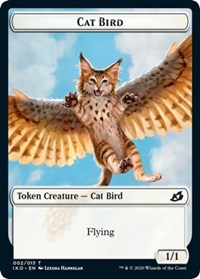 Cat Bird // Human Soldier (004) Double-Sided Token [Ikoria: Lair of Behemoths Tokens] | North Valley Games